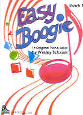Easy Boogie Book 1 Schaum Piano Sheet Music Songbook