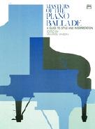 Masters Of The Piano Ballade Sheet Music Songbook