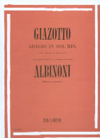 Albinoni Adagio Gmin Piano Sheet Music Songbook