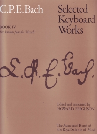Bach Cpe Selected Keyboard Works Book 4 Piano Sheet Music Songbook