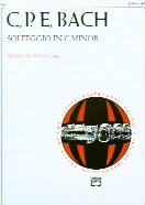 Bach Cpe Solfeggio Cmin Piano Sheet Music Songbook