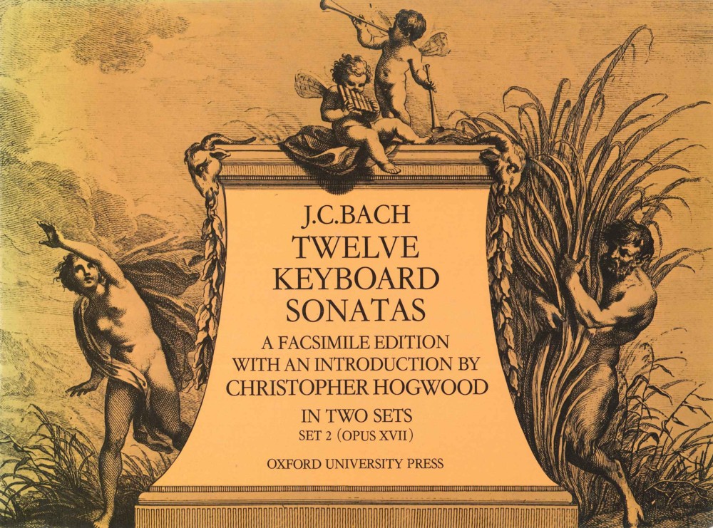 Bach Jc Sonatas (12) Op17 Set 2 Piano Sheet Music Songbook