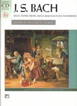 Bach Anna Magdalena Notebook + Cd (masterwork Ed) Sheet Music Songbook