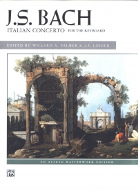 Bach Italian Concerto Piano Sheet Music Songbook
