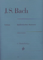 Bach Italian Concerto Piano With Fingering Sheet Music Songbook