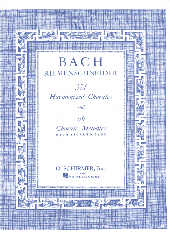Bach Chorales (371 Harmonized/69 ) Riemenschneider Sheet Music Songbook