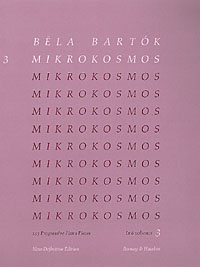 Bartok Mikrokosmos Vol 3  Piano Eng/fr/ger/hung Sheet Music Songbook