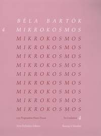 Bartok Mikrokosmos Vol 4  Piano Eng/fr/ger/hung Sheet Music Songbook