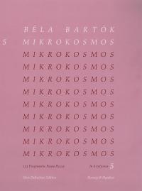 Bartok Mikrokosmos Vol 5  Piano Eng/fr/ger/hung Sheet Music Songbook