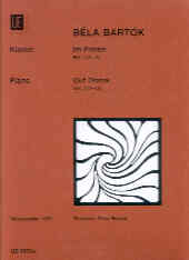 Bartok Out Doors Book 1 Piano Sheet Music Songbook