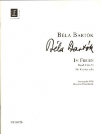 Bartok Out Doors Book 2 (im Freien) Piano Sheet Music Songbook