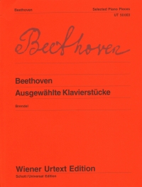 Beethoven Selected Piano Pieces Brendel Piano Sheet Music Songbook