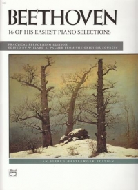Beethoven 16 Of His Easiest Piano Selections Sheet Music Songbook