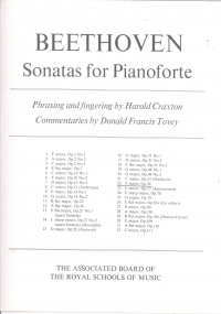 Beethoven Sonata Op54 Fmajor Piano Craxton Sheet Music Songbook
