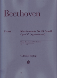 Beethoven Sonata Op57 Fminor (appassionata) Piano Sheet Music Songbook