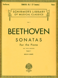 Beethoven Sonatas Vol 1 (bulow-lebert) Piano Sheet Music Songbook