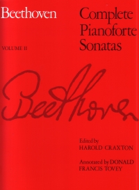 Beethoven Sonatas Vol 2 (paperback) Piano Sheet Music Songbook