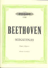 Beethoven Sonatinas (6) Piano Sheet Music Songbook