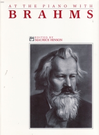 Brahms At The Piano With Sheet Music Songbook