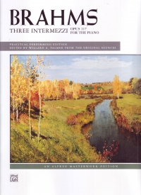 BRAHMS INTERMEZZOS (3) Op117 Piano