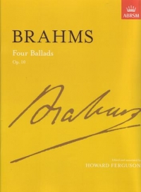Brahms Ballads (4) Op10 Piano Sheet Music Songbook
