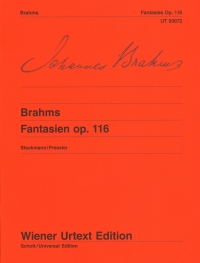 Brahms Fantasies Op116 Stockmann Pressler Piano Sheet Music Songbook