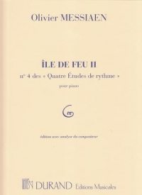 Messiaen Ile De Feu 2 Piano Sheet Music Songbook