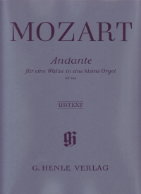 Mozart Andante K616 Piano Sheet Music Songbook