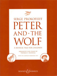 Prokofiev Peter & The Wolf Op67 Arr Dunhill Sheet Music Songbook