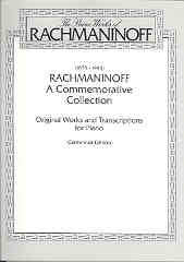 Rachmaninoff Commemorative Collection (centenial) Sheet Music Songbook