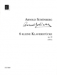Schoenberg 6 Kleine Klavierstucke Op19 Piano Sheet Music Songbook