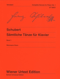 Schubert Dances Complete Book 1 Piano Sheet Music Songbook