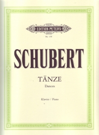 Schubert Dances Solo D783 Niemann P150 Piano Sheet Music Songbook