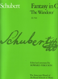 Schubert Fantasy C Wanderer D760 Piano Sheet Music Songbook
