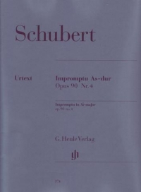 Schubert Impromptu Op90 No 4 Ab Piano Sheet Music Songbook