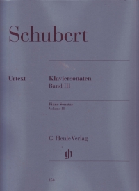 Schubert Sonatas Book 3 Mies Piano Sheet Music Songbook