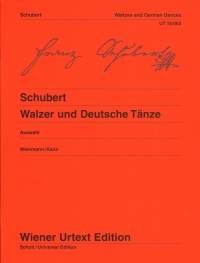 Schubert Waltzes & German Dances Piano Sheet Music Songbook