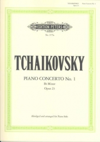 Tchaikovsky Concerto No1 Op23 Bbmin Abridged Piano Sheet Music Songbook