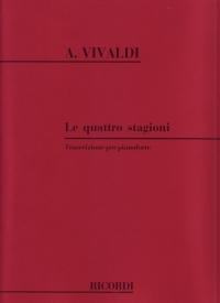 Vivaldi Four Seasons (piano Solo Arrangement) Sheet Music Songbook
