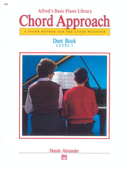 Alfred Basic Piano Chord Approach Duet Book 1 Sheet Music Songbook