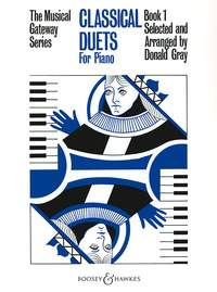Classical Duets Book 1 Gray Piano Sheet Music Songbook