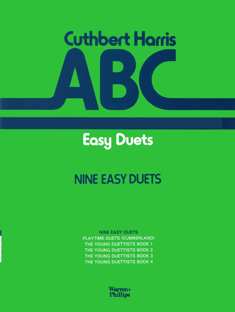 Nine Easy Duets Harris Piano Duets Sheet Music Songbook
