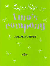 Twos Company Piano Duet (helyer) Sheet Music Songbook