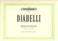 Diabelli Sonatinas Op24/54/58/60 Piano Duet Sheet Music Songbook