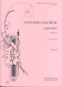 Dvorak Legends Book 2 Op59 Piano Duet Sheet Music Songbook