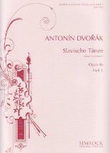 Dvorak Slavonic Dances Op46 Book 1 Piano Duet Sheet Music Songbook