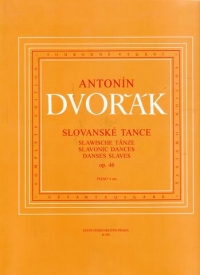 Dvorak Slavonic Dances Burghauser Op46 Piano Duet Sheet Music Songbook