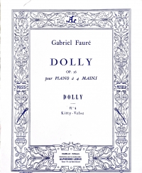 Faure Kitty Valse Op56 No 4 (dolly Suite) Piano Sheet Music Songbook