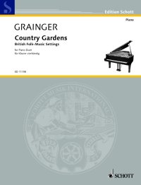 Grainger Country Gardens Piano Duet Sheet Music Songbook