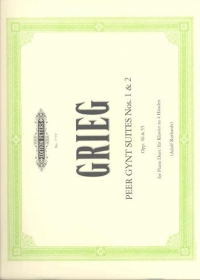 Grieg Peer Gynt Suites Nos1&2 Op46/55 Piano Duet Sheet Music Songbook